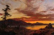 Frederick Edwin Church Sunset oil painting
